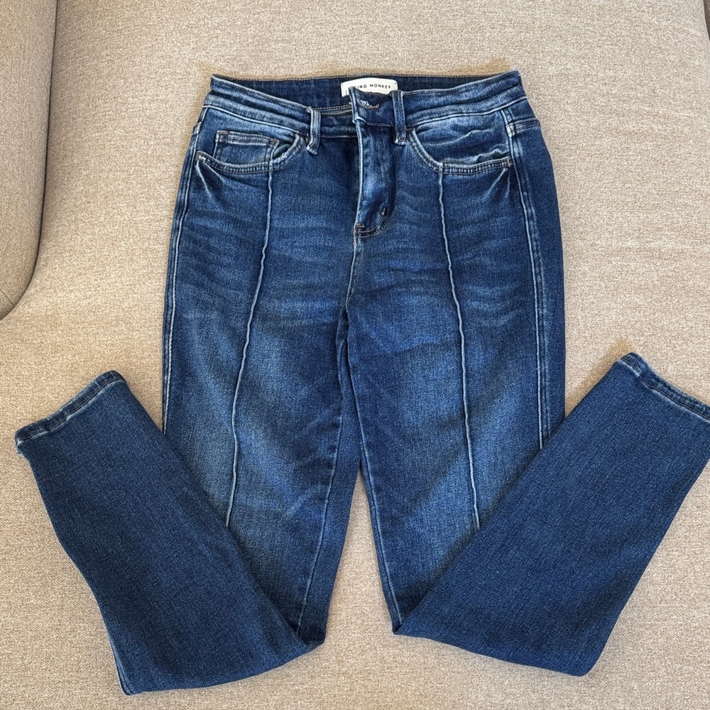 Flying Monkey Dark Blue Skinny Jeans